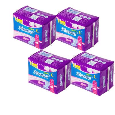 Goede prijs. 50-200ml Absorption Capacity Disposable Sanitary Napkin with Adhesive in Rectangle Design online