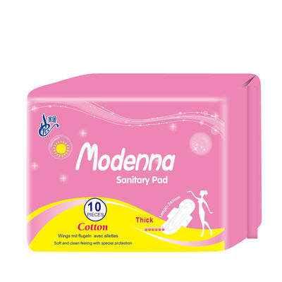 Maandverband van biokatoen voor dames Nachtgebruik Wegwerp ultradunne maandverband