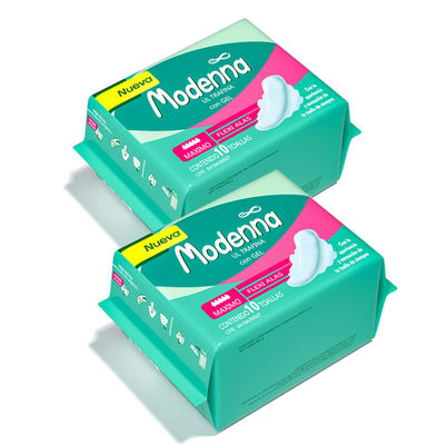 De vrouwenmaandverbanden met Super absorberen Zuivere van de Katoenen Vrouwelijke Sanitaire Vrije het Stootkussensteekproeven Oppervlakte Nieuwe Verpakking