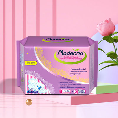 De vrouwelijke Sanitaire Handdoek vult Waterdichte Katoenen Beschikbare Anionmaandverbanden op