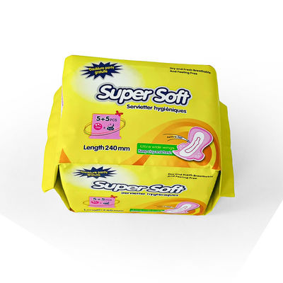 Fabriek zacht katoenen toplaken wegwerp dames sanitair handdoek sanitair pad vrouwen sanitair servet menstruatie van vrouwen