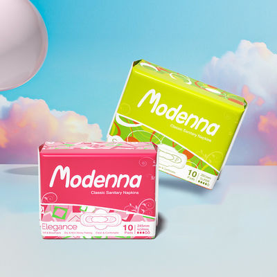 Fabrieksprijs Ademloze meisjes hygiënische servetten Actieve vrouwelijke dikke hygiënische pad voor nachtelijk gebruik hygiënische servetten