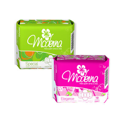 Hoge absorptie Wegwerp-super-absorberend anion Puur katoen Goedkope hygiëne pads voor vrouwen
