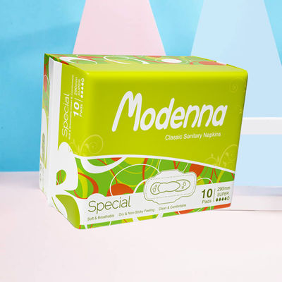 Goede prijs. Gepersonaliseerde merk Organic Cotton Surface Natural Sanitary Napkin Pads voor de gezondheid van de dame online