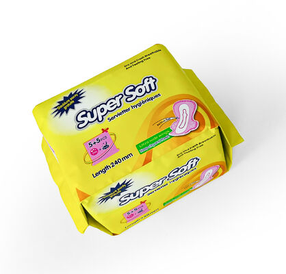 Goede prijs. Hoge kwaliteit en lage prijs dagelijkse ademende polymeer absorberende dames maandverband pads met blauwe print online